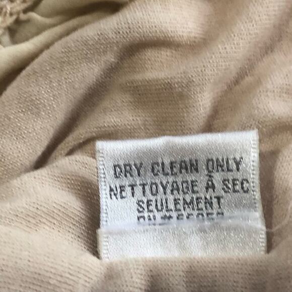 Cynthia Cynthia Steffe Lined Crochet Beige Button Front Sweater Cardigan Medium - Picture 5 of 5